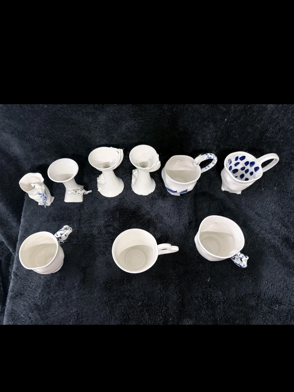 Coille McLaughlin Hooven Lot Of 9 Handthrown Pottery Pieces Signed